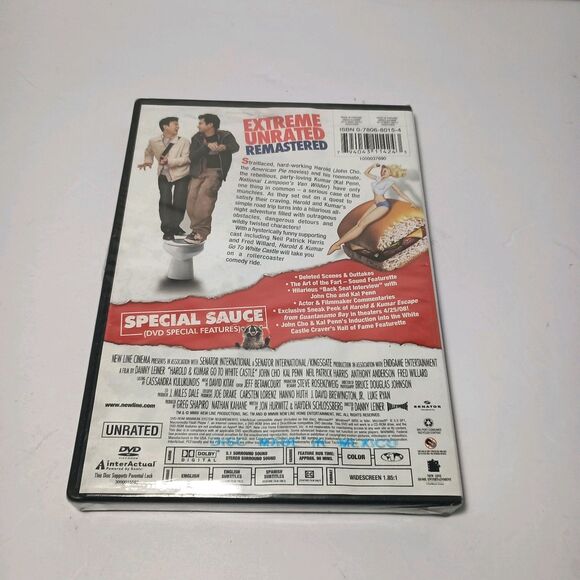 Harold & Kumar Go to White Castle Extreme Unrated Remastered DVD New - Picture 4 of 16